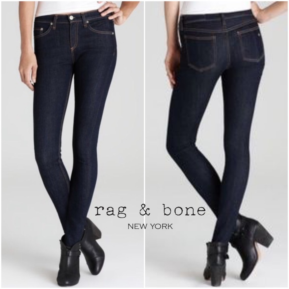 Rag & Bone High-Rise Skinny Jeans